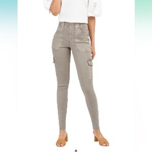 Spanx Stretch Twill Cargo Ankle Leggings